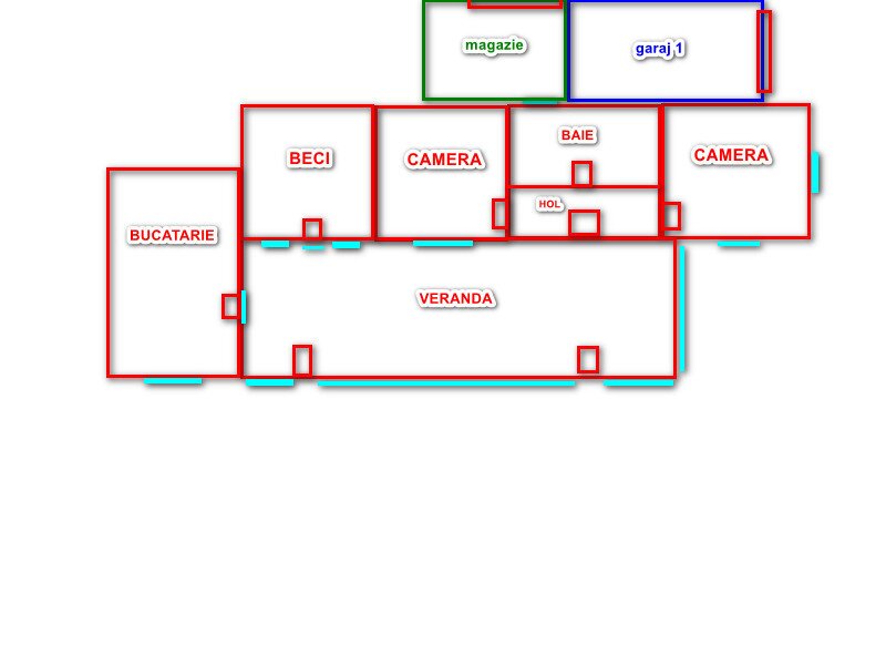 Gorneni, GR, casa la sosea langa Bucuresti pe DN6/E70 1.600 mp